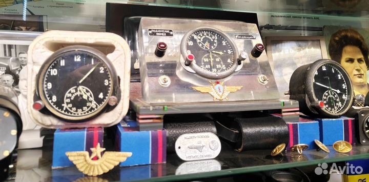 Часы авиационные, с самолетов, танковые часы