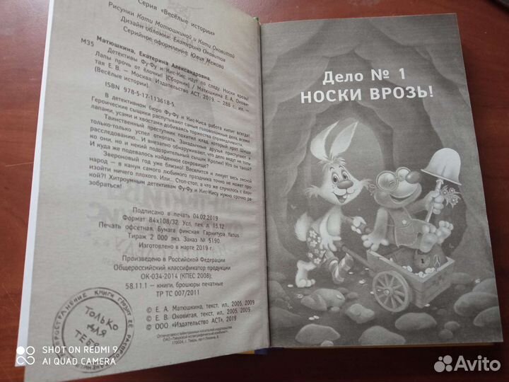 Книга детская Катя Матюшкина Катя Оковитая