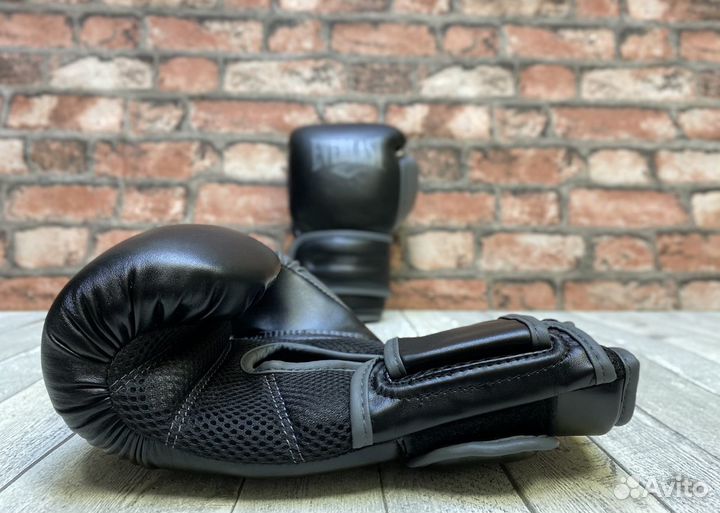 Боксерские перчатки Everlast Powerlock PU 2 Black