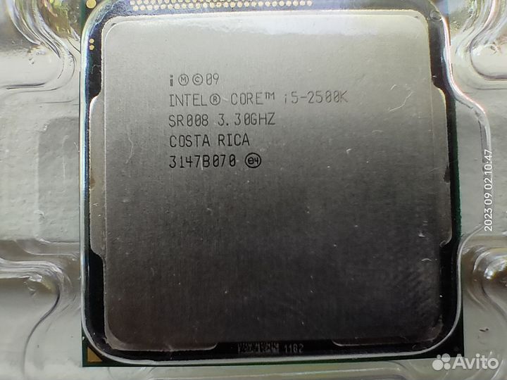 Процессор Intel core i5 2500K с кулером