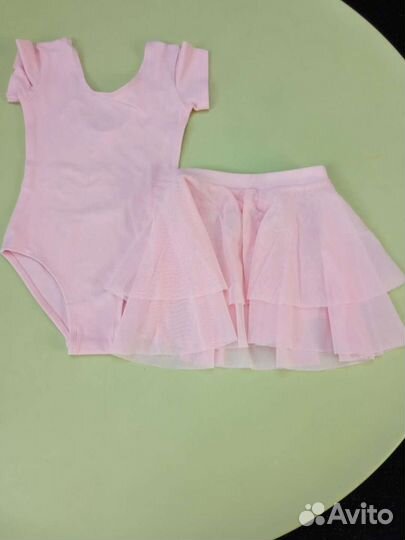 Спортивный купальник для девочки с юбочкой