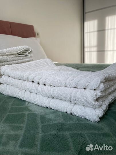 Полотенце махровые пакетом, для тела/рук бу