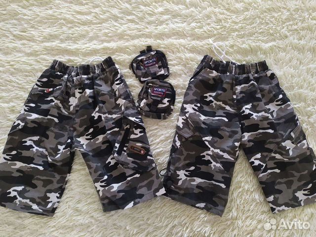 Шорты цвета хаки