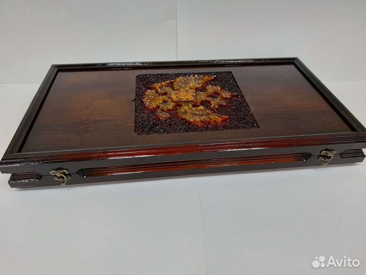 Нарды из янтаря арт.000030