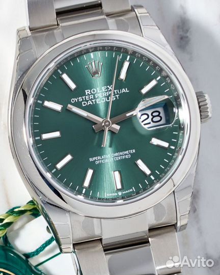 Rolex Datejust 36mm Green Dial 126200 NEW