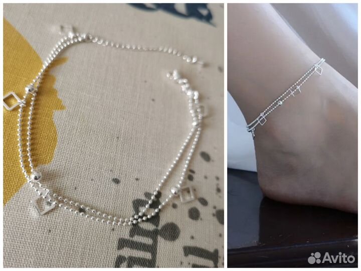 Браслеты на ногу анклет