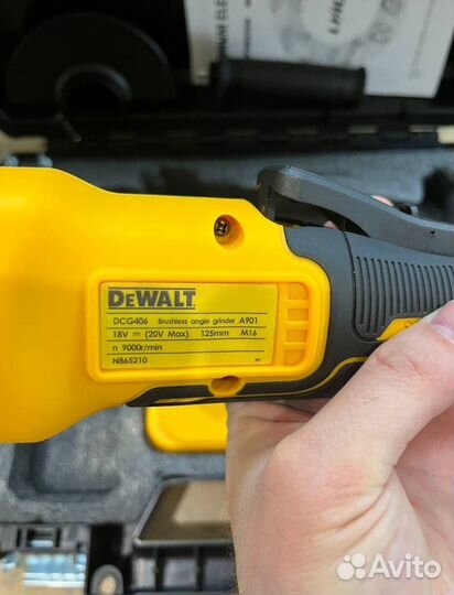 Ушм болгарка аккумуляторная Dewalt 5 а/ч