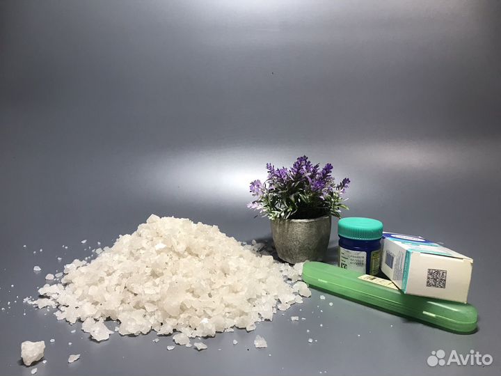 Крымская морская соль крупная, без термообработки