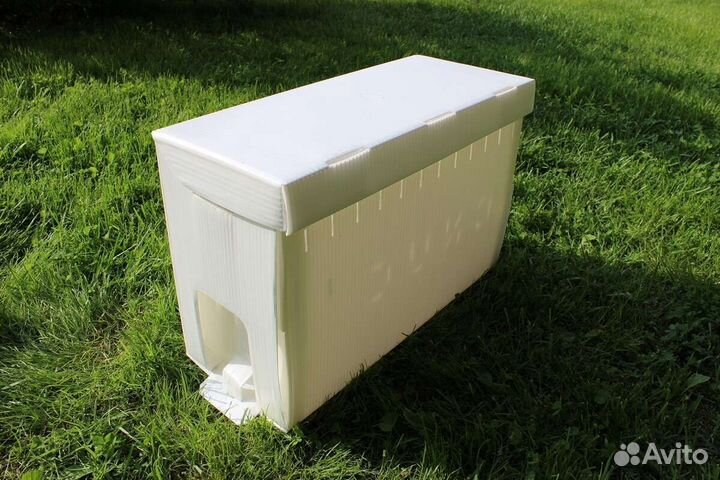 Улей для пчелопакета картон и поликарбонат