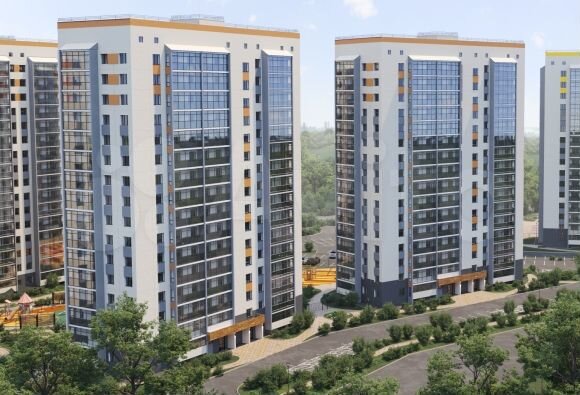 2-к. квартира, 53,6 м², 15/16 эт.