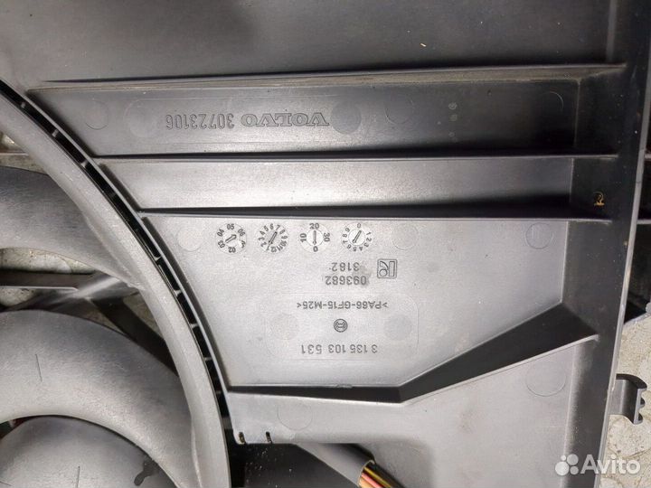 Вентилятор радиатора Volvo S60, 2006