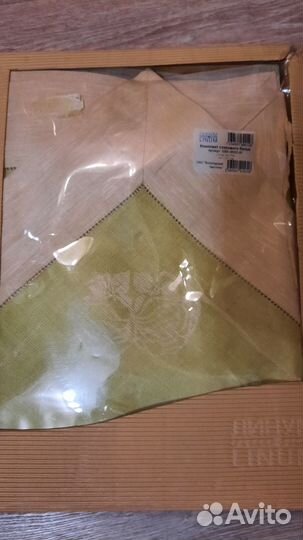 Скатерть большая+салфетки (комплект), лён