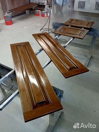 Покраска мебельных фасадов и изготовление