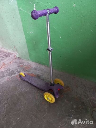 Самокат детский трехколесный