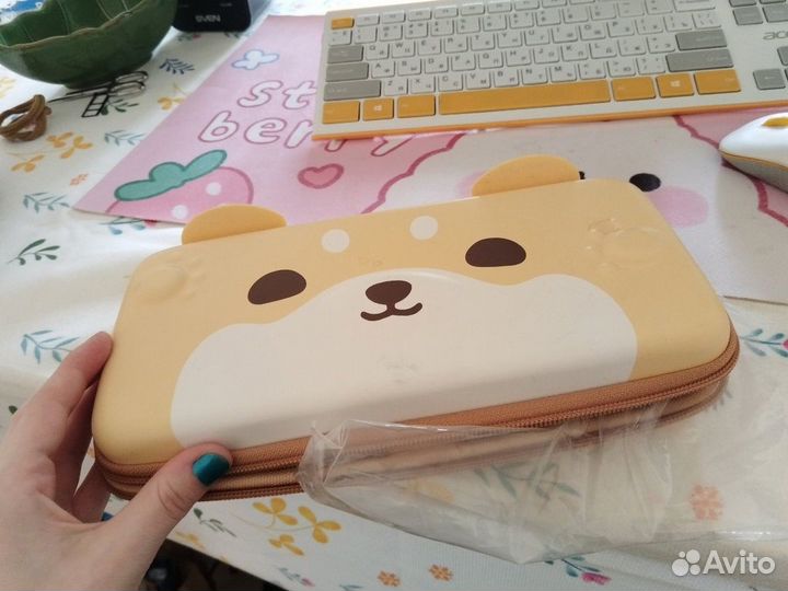 Нинтендо свитч lite с Зельдой, 128гб, чехол