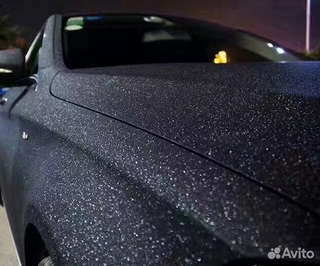 Пленка алмазная крошка черная(размер 100см*152см)