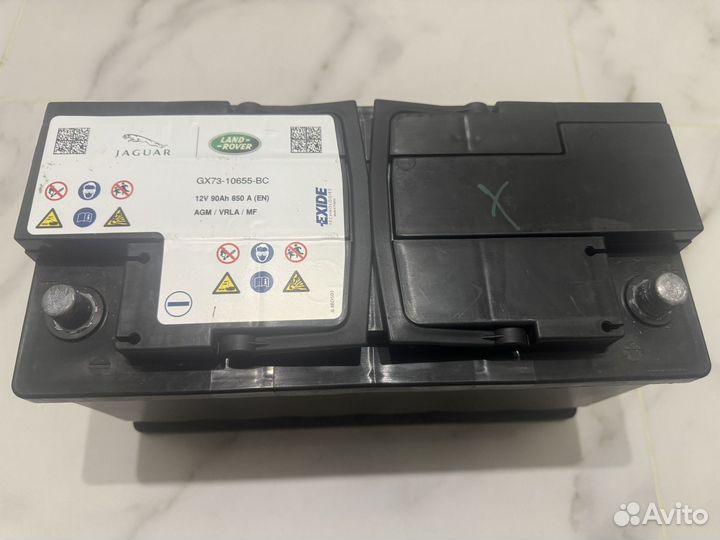 AGM аккумулятор 90ah 850A