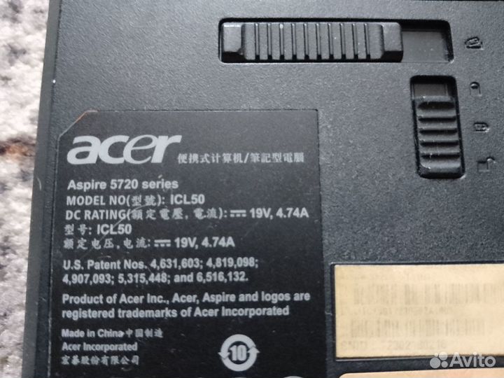 Acer Aspire 5720 ICL50
