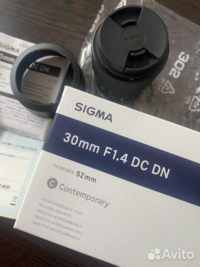 Объектив Fujifilm x mount 30mm F1.4 DC DN