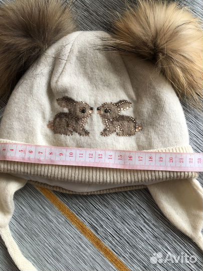 Шапка зимняя для девочки 2 года