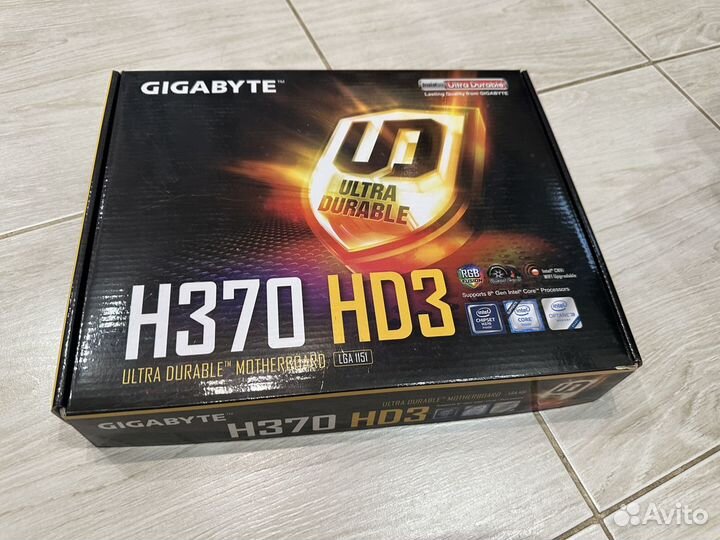 Gigabyte H370 HD3 + intel core i5