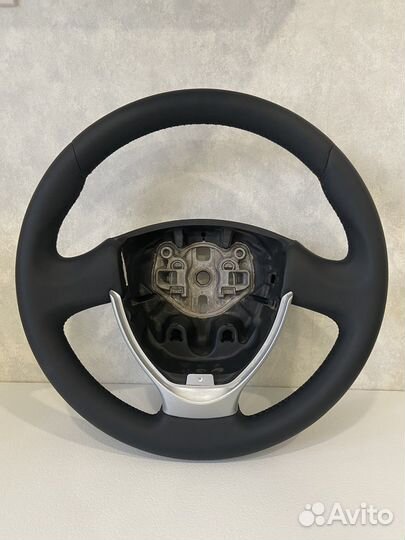 Руль priora 2/granta fl/kalina в коже