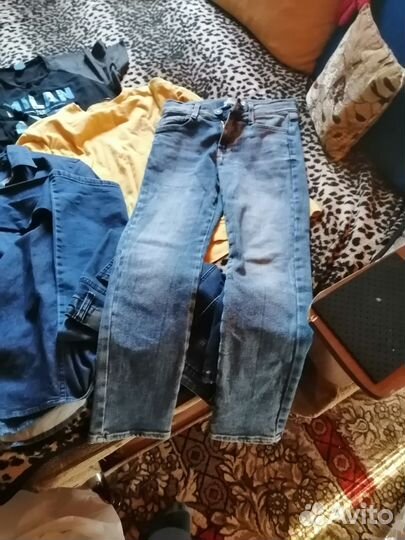 Вещи пакетом на мальчика, джинсы, рост 148-158