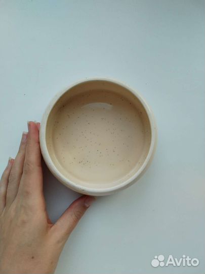 Миска керамическая, поилка, для животных