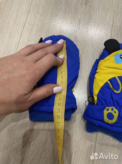 Варежки зимние детские 3 года