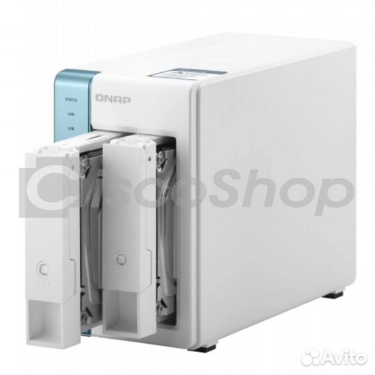 Сетевое хранилище Qnap TS-231P3-2G, 2xsata 2,5