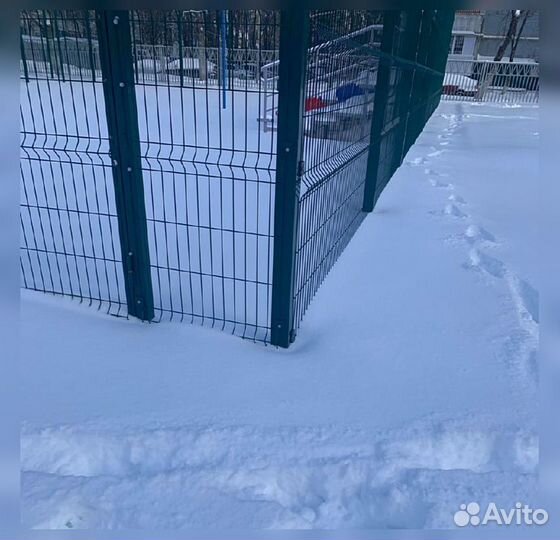 Забор из 3д сетки