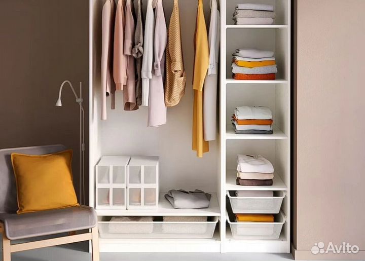 Гардеробные на заказ, системы хранения, шкафы