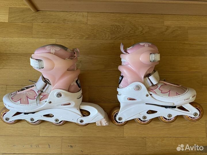 Ролики раздвижные, размер 34-37