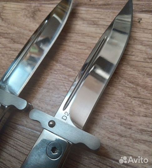 Нож Финка нквд складная сталь D 2