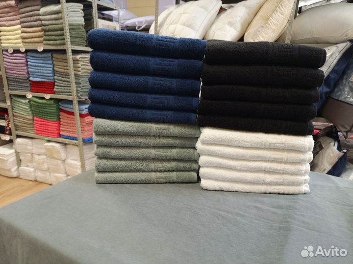 Полотенца хлопок Качество 430гр однотонные