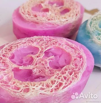 Массажное мыло с люфой