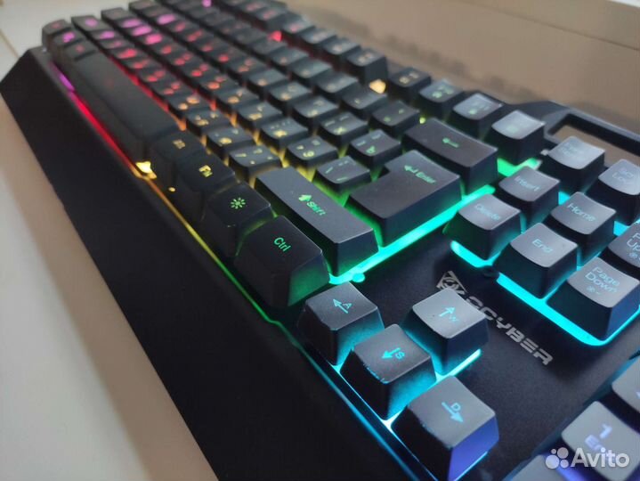 Игровая клавиатура iron skill qcyber