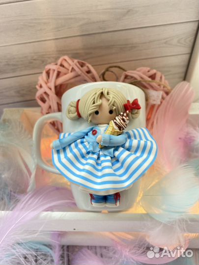 Кружки из полимерной глиной