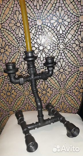 Подсвечник. Лофт дизайн