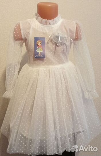 Белое платье для девочки