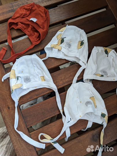 Шапочки чепчики mjolk