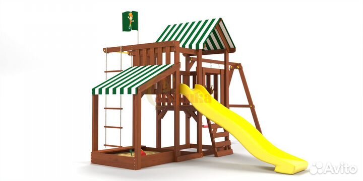 Детская площадка Савушка TooSun3 Plus с песочницей