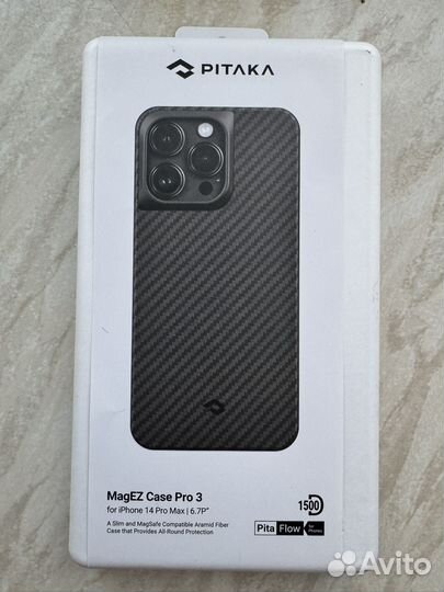 Чехол Pitaka на iPhone 14 pro max противоударный