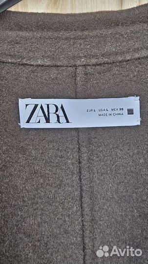 Пальто шерстяное Zara L