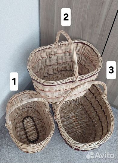 Корзина грибная/ корзина для ягод/корзина плетеная