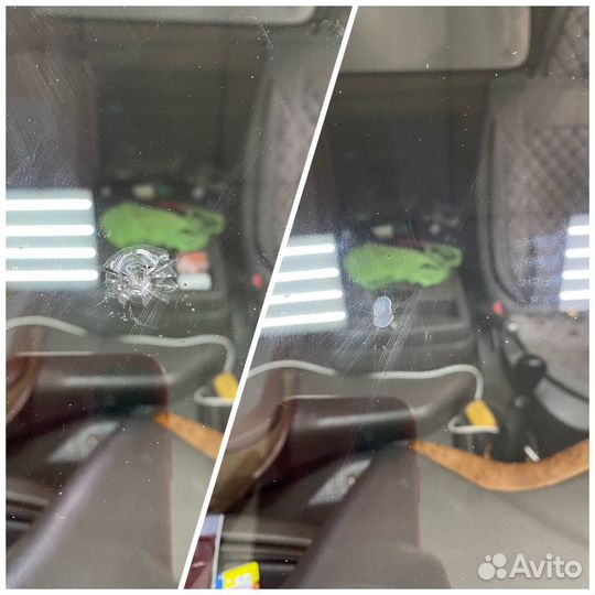 Ремонт сколов лобового стекла