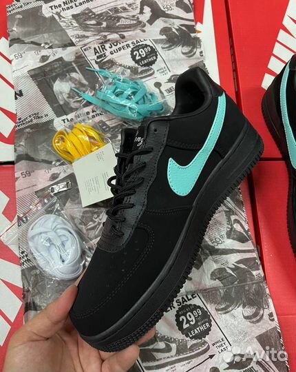 Кроссовки Nike Air Force 1 low Tiffany Co