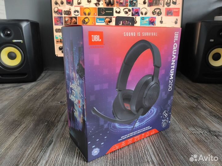 Игровые наушники гарнитура JBL quantum200 оригинал