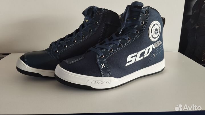 Кеды Scoyco Navy Blue