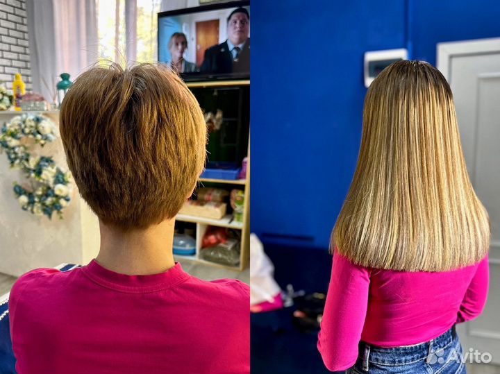 Нано наращивание волос